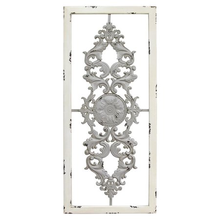 KD ESTANTERIA Grey Scroll Panel Wall Decor KD2627091